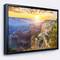 Designart - Grand Canyon Landscape - Photography Canvas Art Print in Black Frame